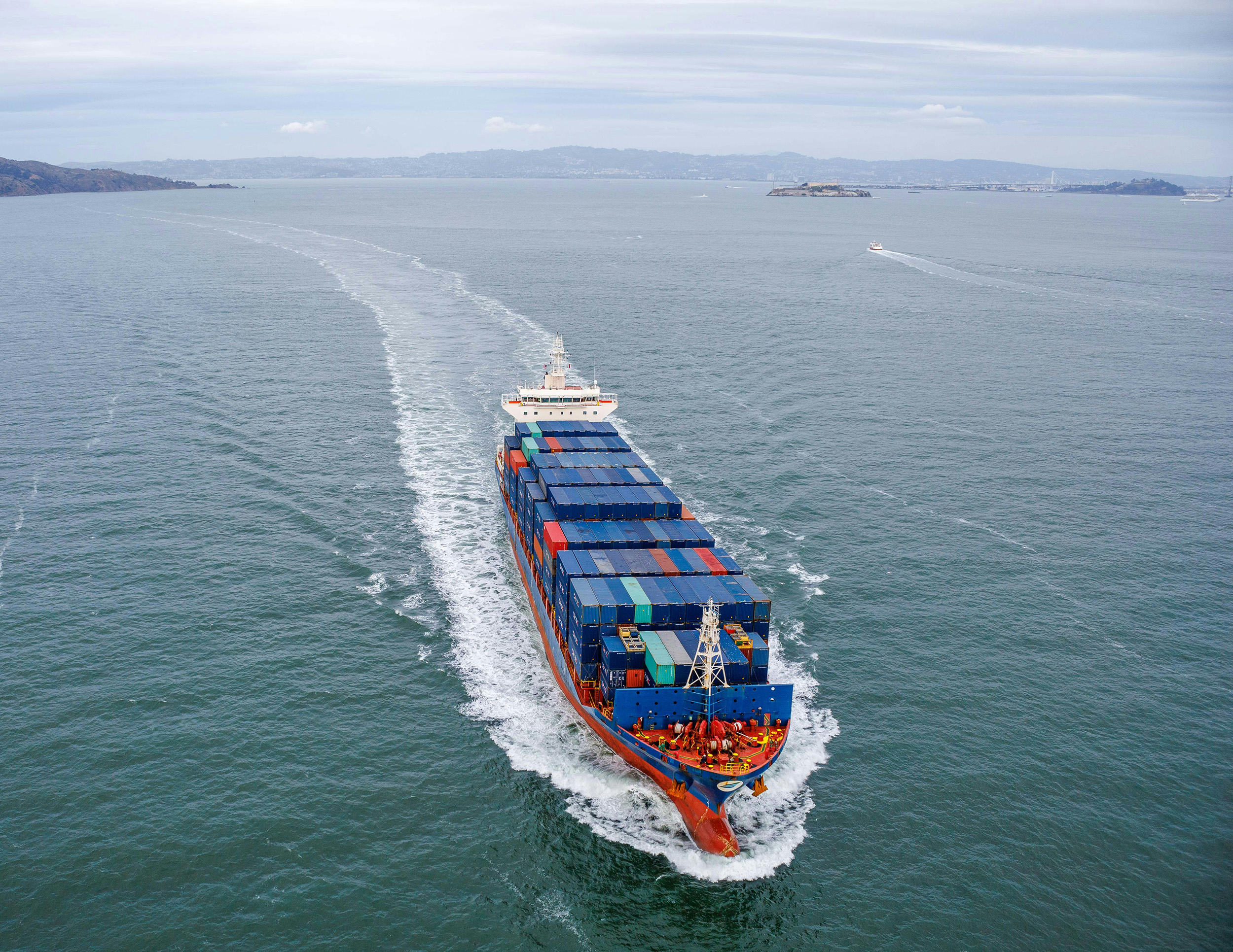 Cargo aircraft on a runway